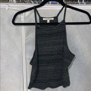 Express Grey & Black Crop top tank top size M